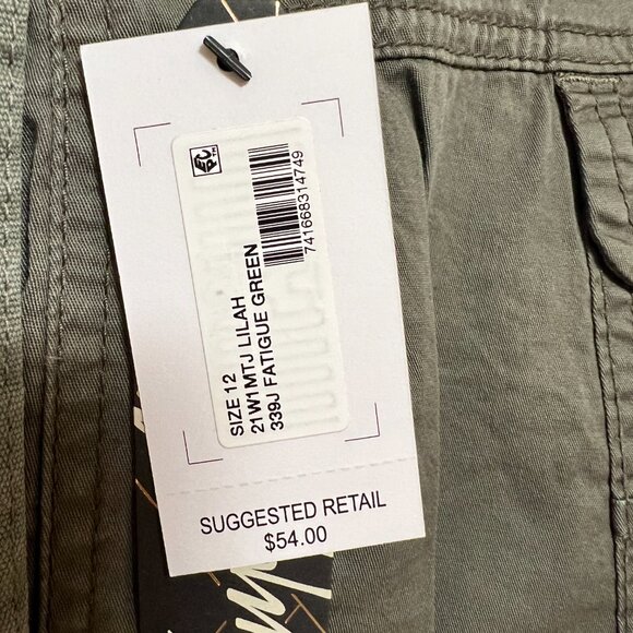 Green Straight Leg Utility Pants - Picture 4 of 7
